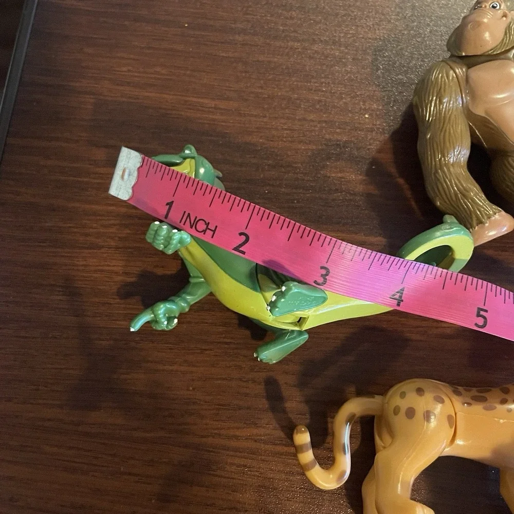 Rainforest Cafe Animals Lot of 6 Posable Action Figures RFC Vintage Loose Figure